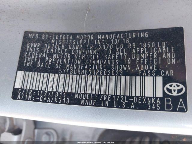 Toyota Corolla Le Image 13