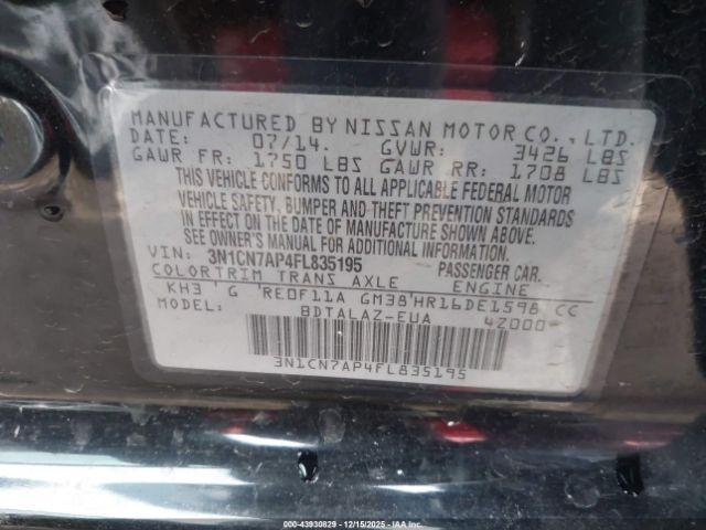 Nissan Versa 1.6 S+ Image 5