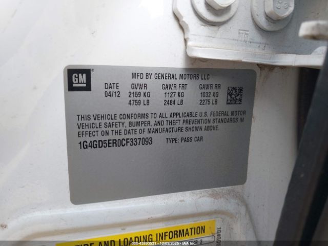 Buick LaCrosse Premium 1 Group Image 8