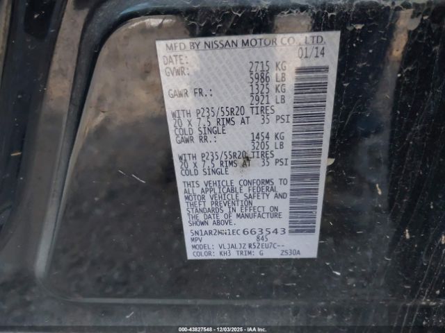 Nissan Pathfinder Platinum Image 12